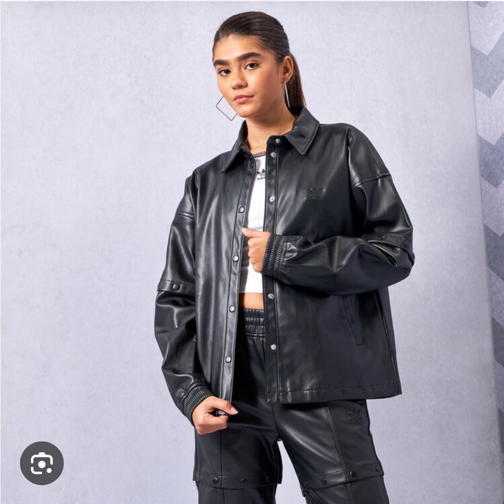 【完売品】BREATH FAUX LEATHER TRACK JACKET L BREATH FW25 COLLECTION 2nd DELIVERY on sale from Saturday